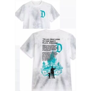 Disney Parks Disneyland "To All Who Come to This Happy Place"‎ Graphic Tee 2XL